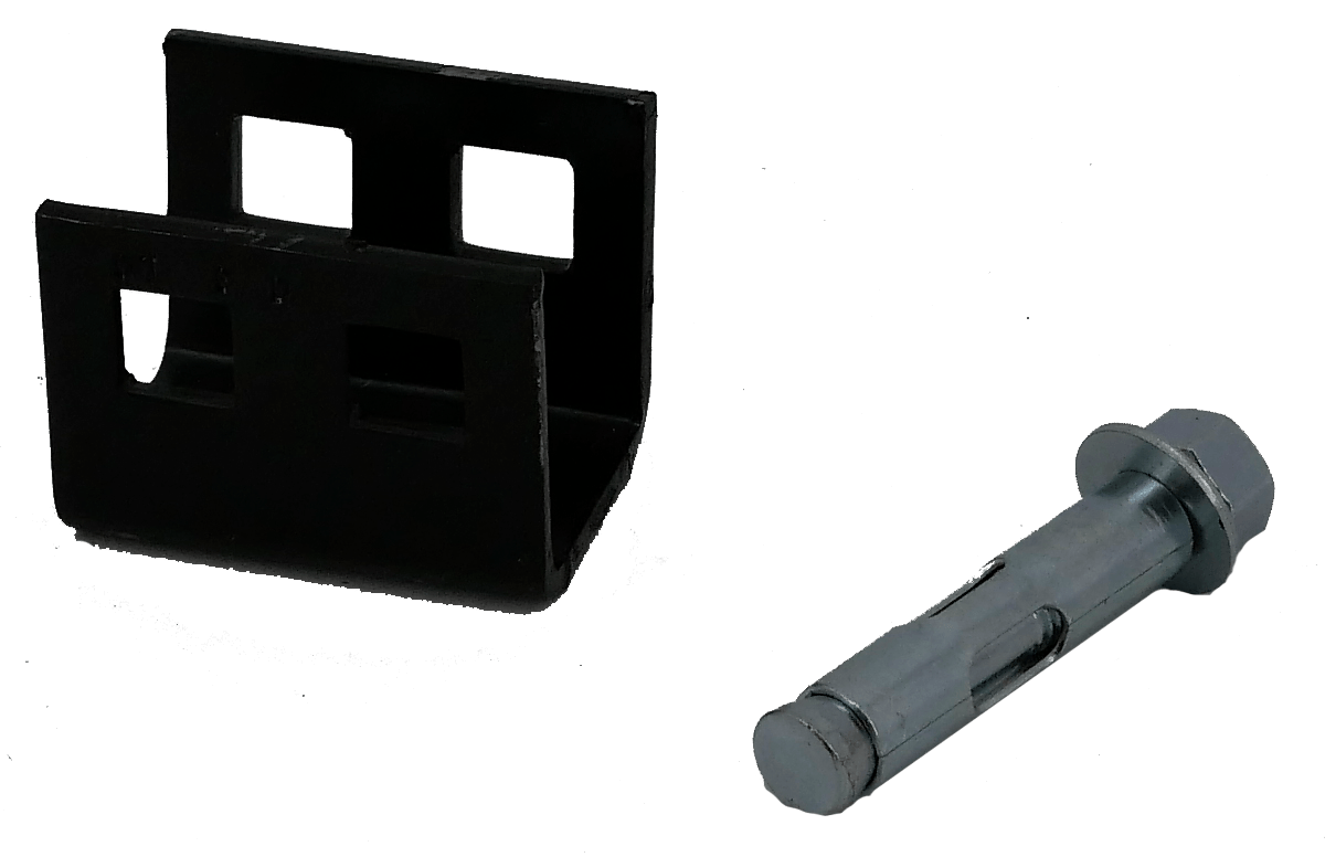 Patio concrete dry-set head and bolt