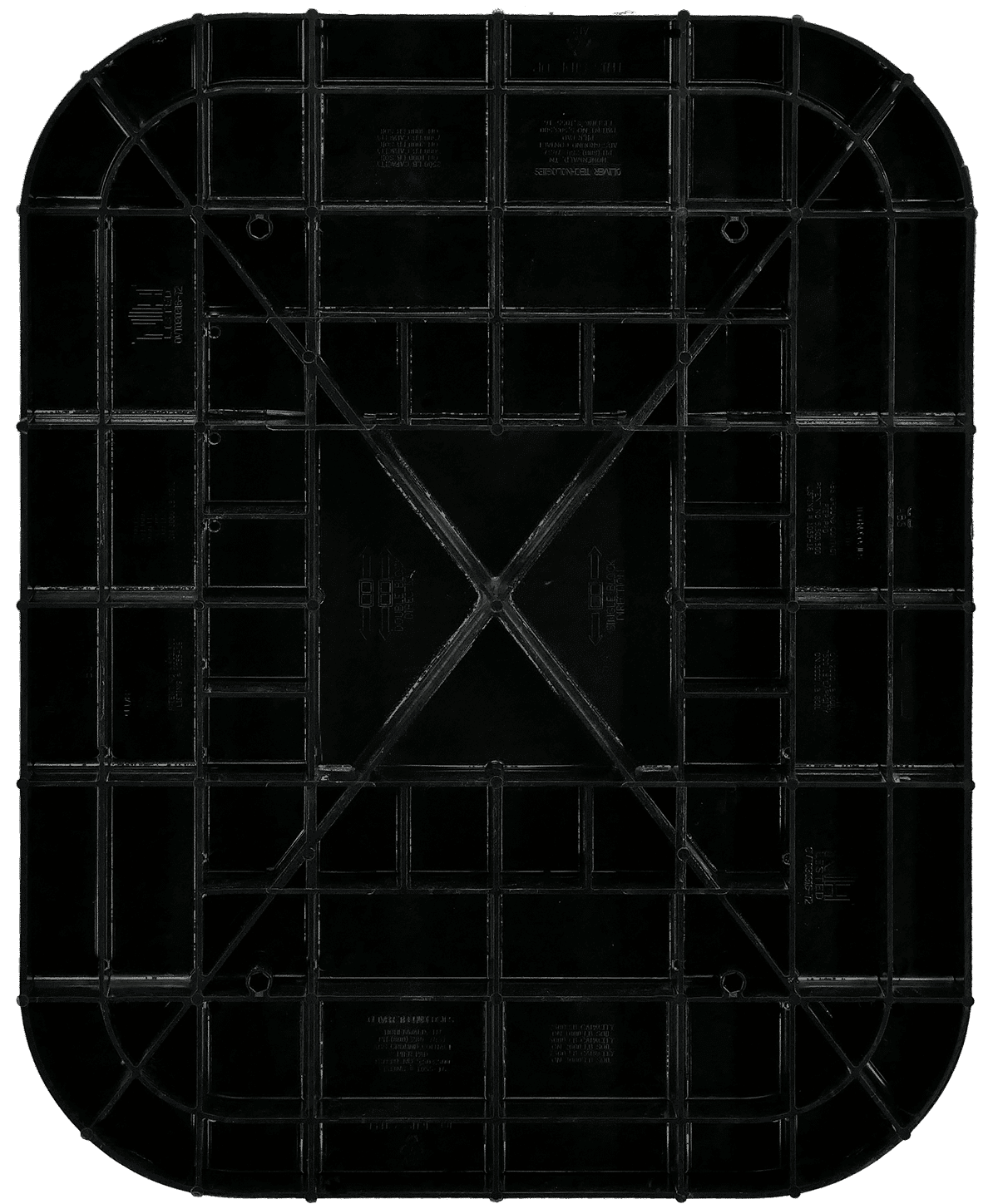 17x22 ABS Oval Pier Pad