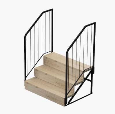 Premium Steps with Dual Premium Rail