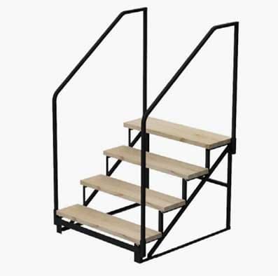 Standard Steps with Dual Standard Rails