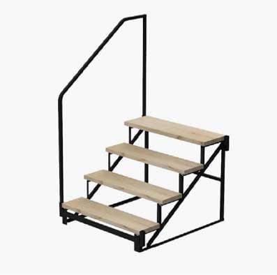 Standard Steps with Single Standard Rail